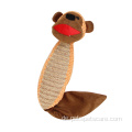 Quietschendes Haustierspielzeug Plush Monkey Schwein Hundespielzeug